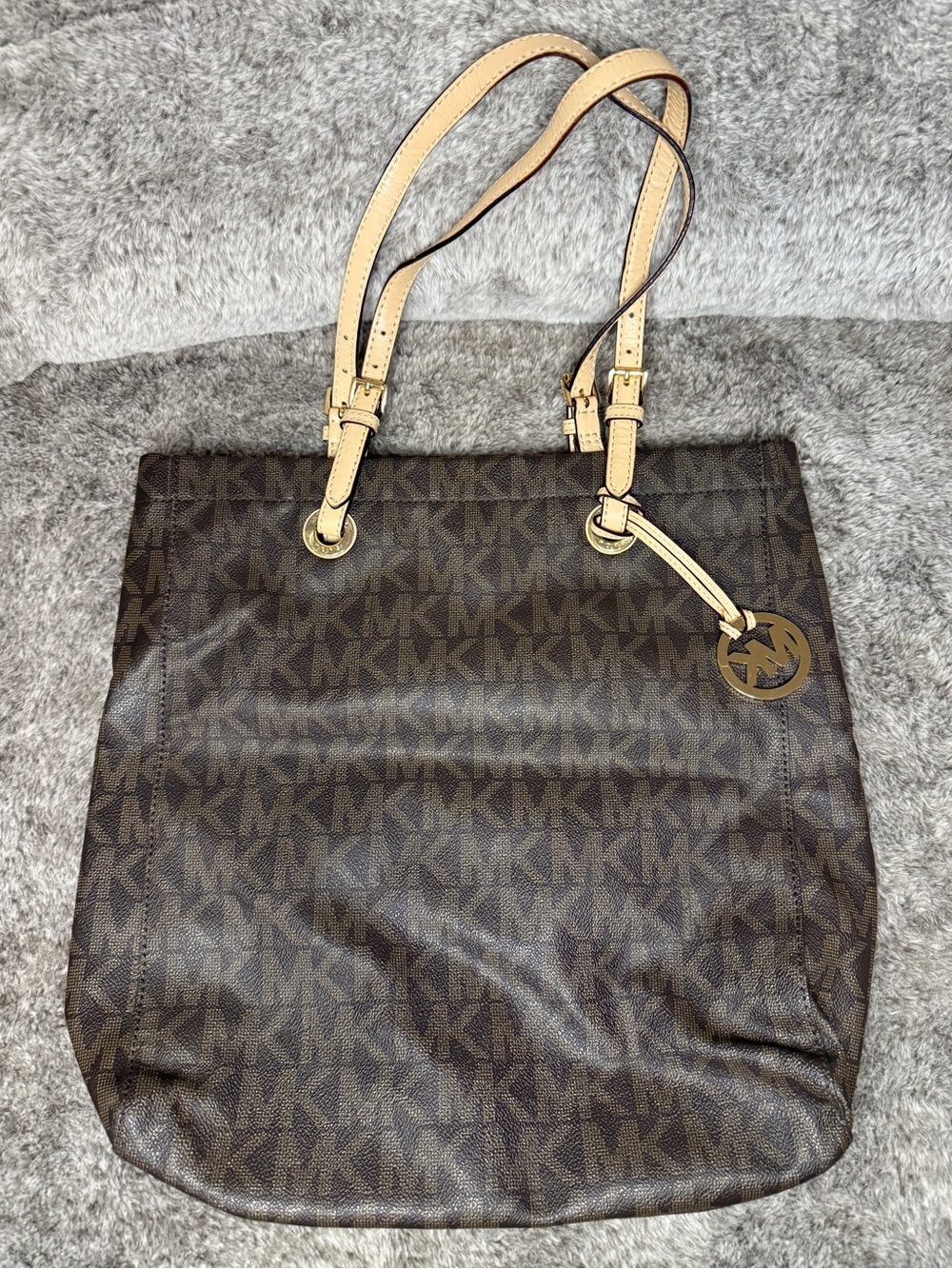Michael Kors Large Monogram Tote Bag